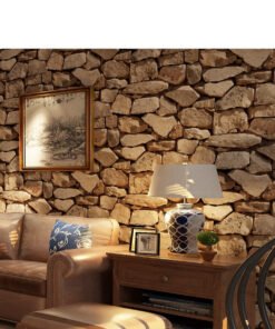 “3D Stone Wallpaper” – Dekorativne PVC tapete sa efektom prirodnog kamena