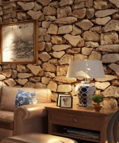 “3D Stone Wallpaper” – Dekorativne PVC tapete sa efektom prirodnog kamena