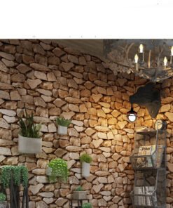 “3D Stone Wallpaper” – Dekorativne PVC tapete sa efektom prirodnog kamena