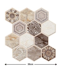 “3D wall panels collection” – Samoljepljivi PVC zidni paneli 30x30 cm za kuhinju i kupatilo