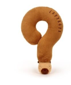 “Capybara Neck Pillow” – Plišani putni jastuk za vrat u obliku kapibare