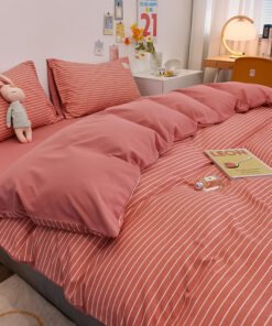 “Checker Pattern Bedding Set” – 3/4-dijelni set posteljine sa modernim kariranim uzorkom