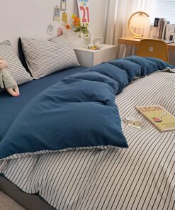 “Checker Pattern Bedding Set” – 3/4-dijelni set posteljine sa modernim kariranim uzorkom