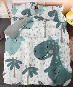 “Dino Dreams Bedding Set” – 2/3-dijelni set posteljine sa veselim dinosaur motivima