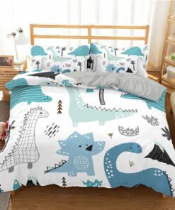 “Dino Dreams Bedding Set” – 2/3-dijelni set posteljine sa veselim dinosaur motivima