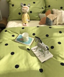 “Geometric Cotton Bedding Set” – Moderni 3/4-dijelni set posteljine sa geometrijskim uzorcima