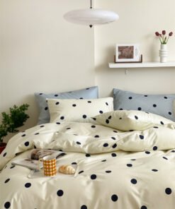 “Geometric Cotton Bedding Set” – Moderni 3/4-dijelni set posteljine sa geometrijskim uzorcima