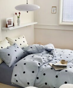 “Geometric Cotton Bedding Set” – Moderni 3/4-dijelni set posteljine sa geometrijskim uzorcima