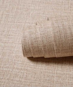 “Grid texture wallpaper” – Samoljepljive PVC tapete sa tekstilnom teksturom i vodootpornim slojem