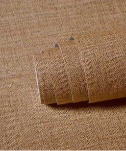 “Grid texture wallpaper” – Samoljepljive PVC tapete sa tekstilnom teksturom i vodootpornim slojem