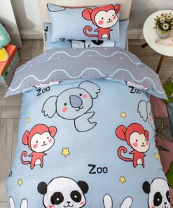 “Kids Cotton Bedding Set” – Dječiji pamučni 3/6-dijelni set posteljine sa crtanim motivima