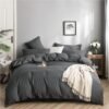 “Luxury Bamboo Bedding Set” – 4-dijelni set posteljine od bambusovih vlakana modernog minimalističkog dizajna