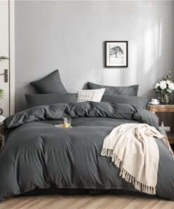 “Luxury Bamboo Bedding Set” – 4-dijelni set posteljine od bambusovih vlakana modernog minimalističkog dizajna