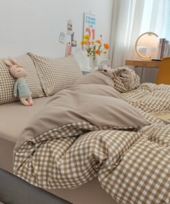 “Luxury Bamboo Bedding Set” – 4-dijelni set posteljine od bambusovih vlakana modernog minimalističkog dizajna