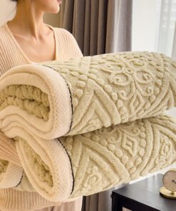 “Luxury Velvet Blanket” – Debela dvostrana baršunasta deka evropskog stila