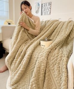 “Luxury Velvet Blanket” – Debela dvostrana baršunasta deka evropskog stila