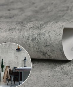 “Nordic concrete wallpaper” – Samoljepljive PVC tapete sa industrijskim cement efektom