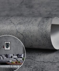 “Nordic concrete wallpaper” – Samoljepljive PVC tapete sa industrijskim cement efektom
