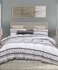 “Nordic Embroidery Bedding Set” – 3-dijelni set posteljine sa nordijskim vezom