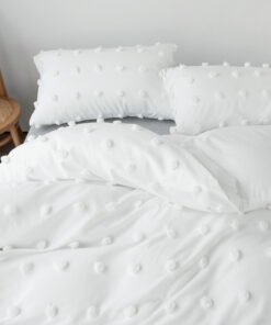 “Nordic Pom Pom Duvet Cover Set” – 3-dijelni set posteljine sa dekorativnim tuft detaljima