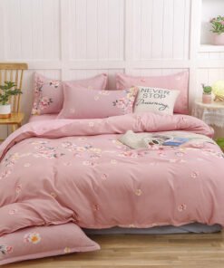“Printed Cotton Blend Bedding Set” – 3/4-dijelni set posteljine od pamuka i poliestera (keper)