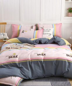 “Printed Cotton Blend Bedding Set” – 3/4-dijelni set posteljine od pamuka i poliestera (keper)