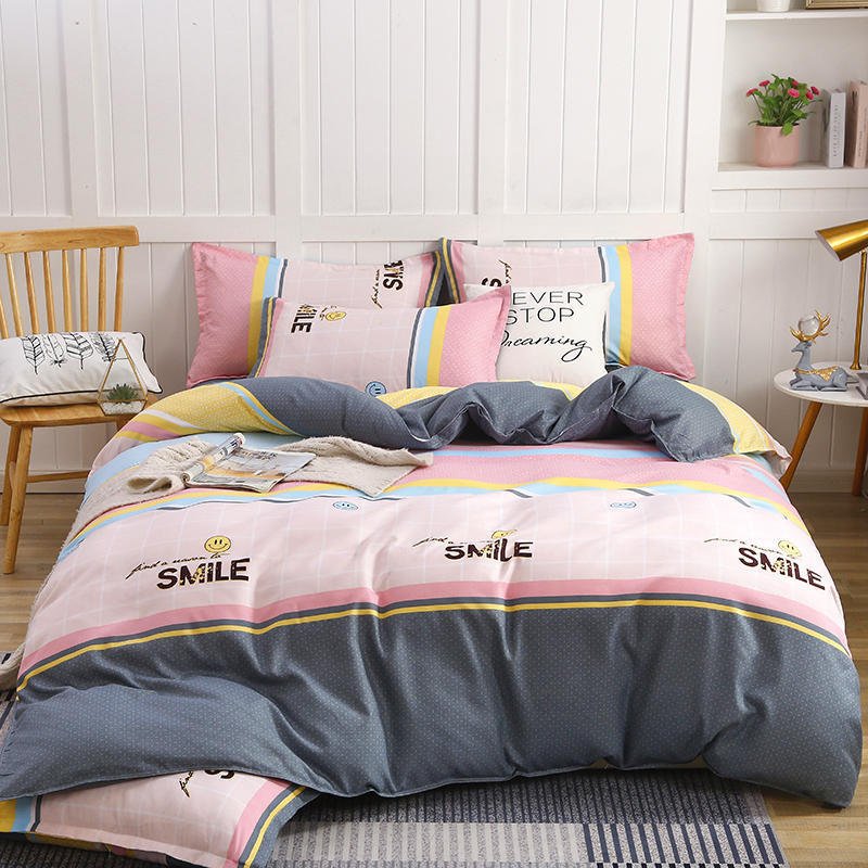 “Printed Cotton Blend Bedding Set” – 3/4-dijelni set posteljine od pamuka i poliestera (keper)