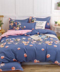 “Printed Cotton Blend Bedding Set” – 3/4-dijelni set posteljine od pamuka i poliestera (keper)