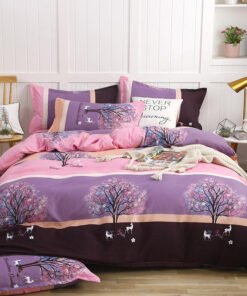 “Printed Cotton Blend Bedding Set” – 3/4-dijelni set posteljine od pamuka i poliestera (keper)