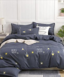 “Printed Cotton Blend Bedding Set” – 3/4-dijelni set posteljine od pamuka i poliestera (keper)