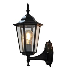 “Retro Wall Lantern” – Elegantna zidna svjetiljka u vintage fenjer stilu sa E27 grlom