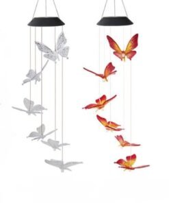 “Solar Butterfly Wind Chime” – LED solarni viseći leptiri za vrt i balkon