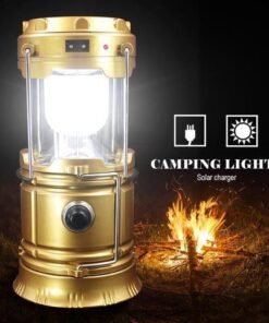 “Solar Camping Lantern” – Sklopiva USB punjiva LED kamperska svjetiljka za outdoor i hitne situacije