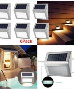 “Solar Deck Light” – Solarna LED zidna i stepenišna svjetiljka od nehrđajućeg čelika