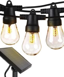 “Solar Edison String Lights” – LED solarni rasvjetni lanac za vrt, terasu i balkon