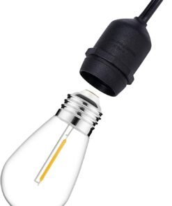 “Solar Edison String Lights” – LED solarni rasvjetni lanac za vrt, terasu i balkon