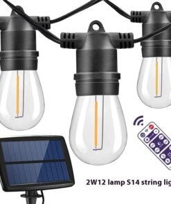 “Solar Edison String Lights” – LED solarni rasvjetni lanac za vrt, terasu i balkon