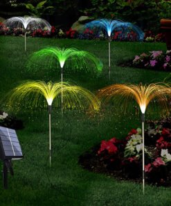 “Solar Fiber Optic Firework Light” – LED solarna vrtna vatromet lampa sa optičkim vlaknima