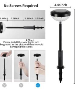 “Solar Garden Path Light” – Vodootporna LED solarna vrtna svjetiljka za staze i dvorište