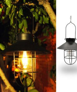 “Solar Hanging Lantern” – Retro solarni viseći fenjer sa toplim LED osvjetljenjem