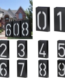“Solar House Number Light” – LED solarna zidna svjetiljka za kućni broj