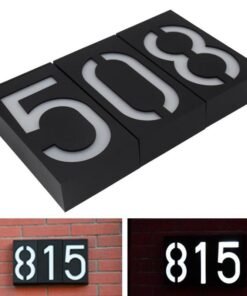“Solar House Number Light” – LED solarna zidna svjetiljka za kućni broj