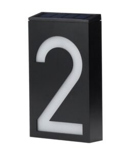 “Solar House Number Light” – LED solarna zidna svjetiljka za kućni broj