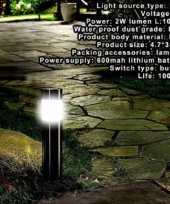 “Solar Lawn Tube Light” – LED solarna cilindrična lampa za travnjak i staze