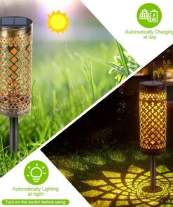 “Solar Mesh Torch Light” – LED solarna vrtna baklja sa dekorativnim osvjetljenjem
