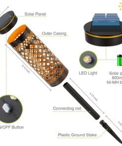 “Solar Mesh Torch Light” – LED solarna vrtna baklja sa dekorativnim osvjetljenjem