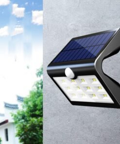 “Solar Motion Wall Light – Black Angle” – LED solarna zidna svjetiljka sa senzorom pokreta