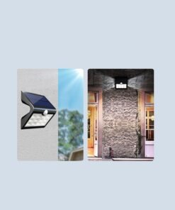 “Solar Motion Wall Light – Black Angle” – LED solarna zidna svjetiljka sa senzorom pokreta