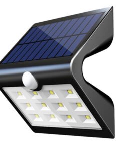 “Solar Motion Wall Light – Black Angle” – LED solarna zidna svjetiljka sa senzorom pokreta