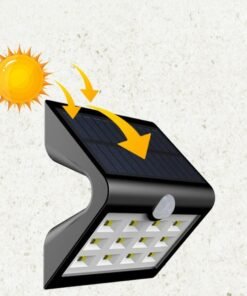 “Solar Motion Wall Light – Black Angle” – LED solarna zidna svjetiljka sa senzorom pokreta